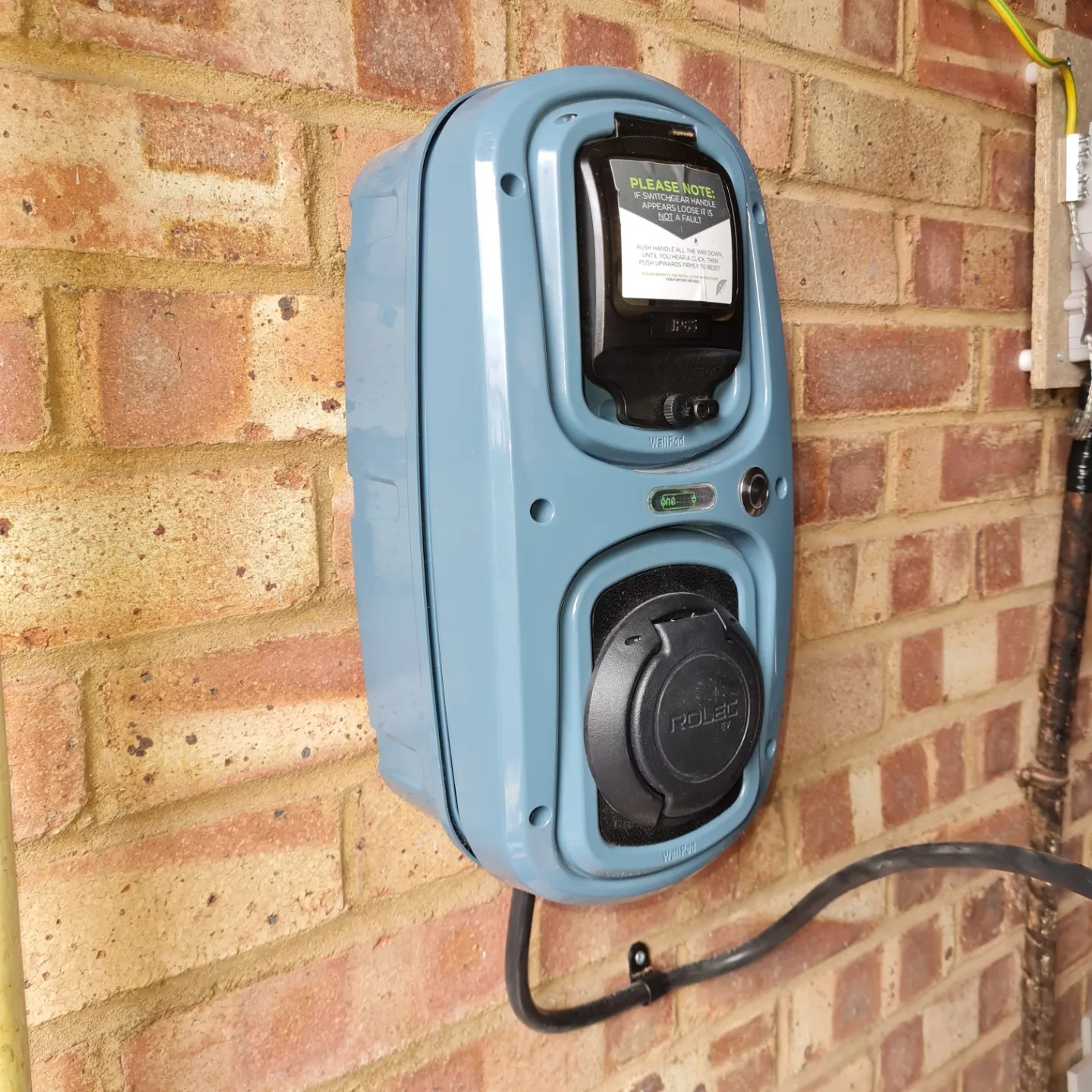 EV charger installation